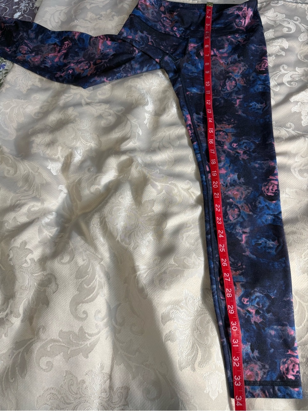 Lululemon Wonder Under High-Rise Floral Leggings Size 4 Full Length 27.5” Inseam - Picture 8 of 12